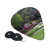 Golf Course Guitar Picks, 6 Pack Includes Thin(.46mm), Medium(.71mm) & Heavy Gauges(.96mm) Suitable For Guitar, Ukulele, Etc.