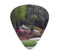 Golf Course Guitar Plectrums 12 Pieces For Ukulele Bass Instrument Accessories