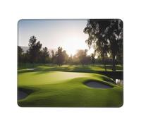 Golf Course Mouse Pad Waterproof Gaming Mousepad for Office Computer Mousepads for Desk Pad with Non-Slip Rubber Base Washable Cloth Mouse Mat 10 x 12 inch