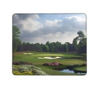 Golf Course Mouse Pad Waterproof Gaming Mousepad for Office Computer Mousepads for Desk Pad with Non-Slip Rubber Base Washable Cloth Mouse Mat 7.9 x 9.5 in