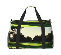 Golf Course Print Ample Travel Large Capacity Hand Travel Bag Carry On Tote Foldable Travel Totes Bag