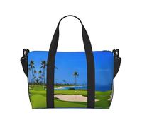 Golf Course Print Italy Flag Print Versatile Handbag for Travel,Hand-Held Crossbody Travel Bag for Your Every Need