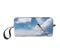 Golf Course Printed Makeup Bag with Handle, Lightweight Portable Cosmetic Organiser for Travel, Gym & Daily Use â€“ Gift for Women Girls