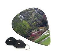 Golf Course Set Of 6 Guitar Plectrums For Acoustic Guitar, Electric Guitar, Bass, Ukulele - Thin, Medium And Thick.