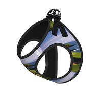 Golf Course Small Pet Harness Vest - Full Print Design, Adjustable and Reflective for Safety, Suitable for Small Cats and Dogs Pet leash vest