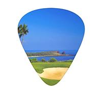 Golf Course Unique Guitar Picks With Clear Prints And Multiple Thicknesses