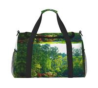 Golf Court Large Travel Duffle Bag with Shoulder Strap,Water-Resistant Twill Weekender Bag for Men Women,Spacious Carryall Gym Bag