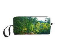 Golf Court Print Lightweight Travel Bag, Foam Padded Cosmetic Case, Simple Organizer Pouch for Efficient Packing