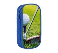 Golf Court Print Practical Pencil Case Multi-Compartment Office Travel School Art Daily Supplies