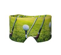 Golf Court Print Sleep Eye and Ear Muffs Blocking for Home Office Camping Airplane Travel Nap Aid