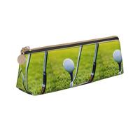Golf Court Print Students Supplies Higher Capacity Pencil Pouch Pen Case School Travel Office Desk