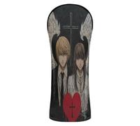 Golf Cover Set Headcover with Interchangeable No. Tags for Driver Fairway Hybrid Wood Crossing Death Anime