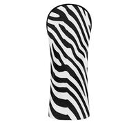Golf Cover Set Premium Leather Accessories with Interchangeable No. Tags for Woods and Driver Fairway Hybrid Zebras Print