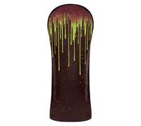 Golf Cover Set Premium Leather Headcovers with Number Tag for Woods and Driver Fairway Hybrid Crimson Brown Glitter