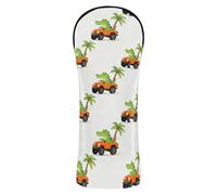 Golf Cover Set Premium Leather Headcovers with Number Tag for Woods and Driver Fairway Hybrid Crocodiles Truck