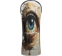 Golf Cover Set Premium Leather Headcovers with Number Tags for Driver/Fairway Wood/Hybrid Gothic Style Tale Horror Black