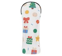 Golf Cover Set Premium Leather Waterproof Headcover with Number Tag for Driver & Fairway Woods fluffier Christmas Elements