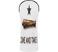Golf Cover Set Pu Leather with Number Tags for Driver & Fairway Woods Texas Flag Come and Take It