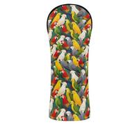 Golf Cover Soft Leather Colorful Parrot Flock Tropical Hybrid