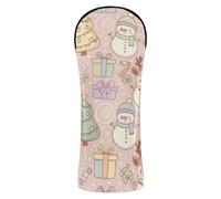 Golf Cover Waterproof Headcover with Number Tag Designed to Fit All Woods and Drivers Christmas Blush Cute Christmas Elements