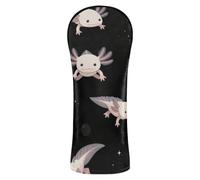 Golf Covers Cute Pink Axolotls in Outer Space Hybrid