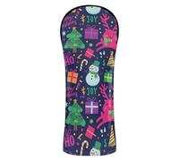 Golf Covers Headcovers with Number Tags for Driver/Fairway Wood/Hybrid Christmas Navy Blush Reindeer Christmas Elements