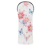 Golf Covers Premium Leather Accessories with Number Tag for Woods and Driver Fairway Hybrid Flowers Blooming Wild Print Lily Aesthetic Flowers Y2k_00001_00002_00001