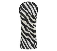 Golf Covers Premium Leather Waterproof Headcover with Number Tags for Driver Hybrid and Fairway Woods Zebras Print