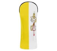 Golf Covers Waterproof Headcover with Number Tags for Woods and Driver Fairway Hybrid Flag of Vatican City