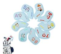 Golf,Cute Bunny Embroidery Easy Off Golf Driver Headcover with Numbers | 9 Pieces Head for Driver Fairway Woods Hybrid, Fits All Clubs f