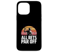Golf Dad All Bets Par Off Golf Humor Player Case for iPhone 13 Pro Max