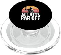 Golf Dad All Bets Par Off Golf Humor Player PopSockets PopGrip for MagSafe