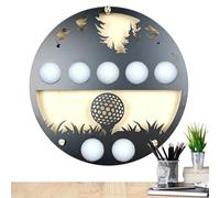 Golf Display Wall Mount - Iron Wall Mounted Display Jacket, Exquisite Storage Organizer | Durable Golf Ball Holder, Collection Shelf