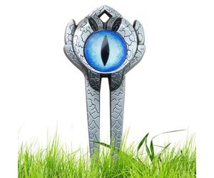 Golf Divot Tool, Die Cast Zinc Alloy Material | 3.14x1.57x0.47 Inch 2-Prong Fork 42g - 3D Creative Green Repair Accessory For Golfers Maintenance And Course Etiquette