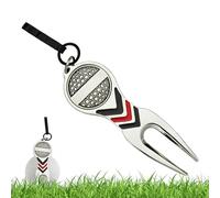 Golf Divot Tool, Magnetic Marker Design, 9x3x1cm, Divot Repair Tool, Turf Repair Fork, Non-Slip Grip, For Green Upkeep Practice Rounds Club Play