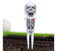 Golf Divot Tool,Skull Shape Ball Marker - Zinc Alloy Fork Accessories Portable Golfing Supplies for Green Turf Court Collector