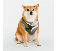 Golf Dog Bandanas Small Adjustable Dog Scarf Triangle Bibs Double Reversible Kerchief Scarf Washable Daily Handkerchief for Medium Large Dog Puppy Cat Gift