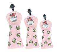 Golf Driver Covers - PU Club Headcover, Long Neck Protector | Durable Hybrid Wood Shield, Stylish Golf Club Wrap, Soft Padded Head Cover, Protective Golfs Accessories for Fairway Woods Driver Hybrids