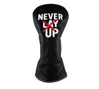 Golf Driver Headcover - 3 Wood Head Cover - Golf Headcover - Leather - Never Lay Up - Solobird Golf Headcover - Golf Club Cover (Black/Red, 3 Wood)