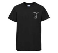 Golf Embroidered T-Shirt | Junior Golfer Sports Tee for Boys and Girls Navy
