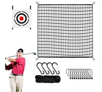 Golf End for Court, Indoor Golf Net | Portable Heavy Ball Practice Simulator - Sports Barrier Nets with Cloth for Yard, Outdoor, Indoor, Jar