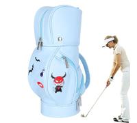 Golf Equipment Storage Bag - Trendy Small Backpack Organizer, Golf Bag with Shoulder Strap - For Men Women Enthusiast Family and Friends Indoor Outdoor Garden