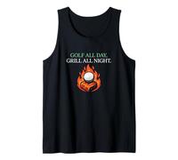 Golf Every Day Grill All Night Golfing Sports Leisure Tank Top