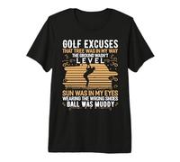 Golf Excuses for Golfing Dad Funny Golf Sayings for Men Premium T-Shirt