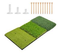 Golf Exercise Mat Golf Mat Made of Shock Grass and Artificial Grass | Portable Golf Training Mat for Swing Exercise, Portable Golf Mat Indoor and Outdoor Golf Mat Perfect for Garden Garage