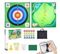 Golf Exercise Mat, Training Exercise Accessories, Interactive Putt Exercise Set, for Children and Beginners for Indoor and Outdoor Use in the Garden, Office, Home, on the Lawn