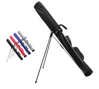 Golf Fairway Plus Stand Bag, Golf Club Bags With Bracket Reinforce The Handle It Can Hold 6 To 9 Clubs, For Golf Course & Travel(Black)
