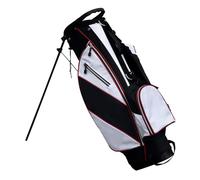 Golf Fairway Plus Stand Bag, Golf Lightweight Stand Bag, Fit Up To 13 Clubs With Carry Shoulder Strap, For Ultimate Convenience(Black white)