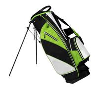 Golf Fairway Plus Stand Bag, Golf Lightweight Stand Bag, Fit Up To 13 Clubs With Carry Shoulder Strap, For Ultimate Convenience(Black green)