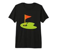 Golf Flag Golf Hole with Flag Flag in Hole Costume Premium T-Shirt